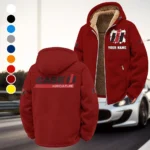 Rural Equipment Winter Fleece Jacket, Cold Weather Hiking Fleece HVN1451CS - Wine