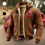 ProForce Diesel Fleece-Lined Hooded Jacket, Sub-Zero Fleece-Lined Shield HVN1451CU - brown