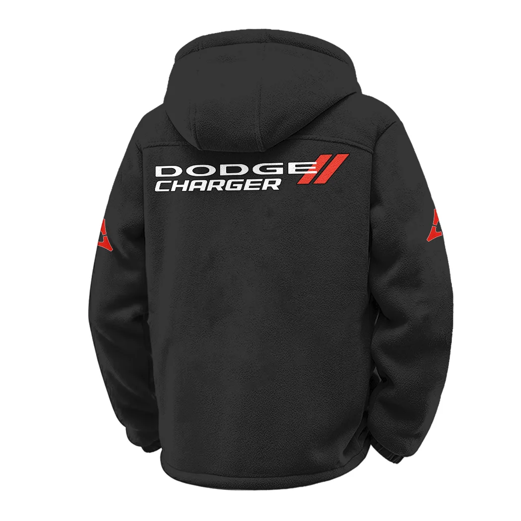 American Muscle Car Winter Fleece Jacket, Ski & Snowboard Mid-Layer HVN1451DC - Black - Image 3