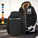 Two-Door Sports Car Winter Fleece Jacket, Ultra-Soft Fleece Shell HVN1451FM - Black