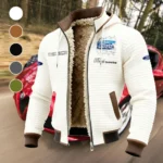 Pickup Legend Fleece-Lined Hooded Jacket, Ultra-Soft Plush Lined Jacket HVN1451FO - White