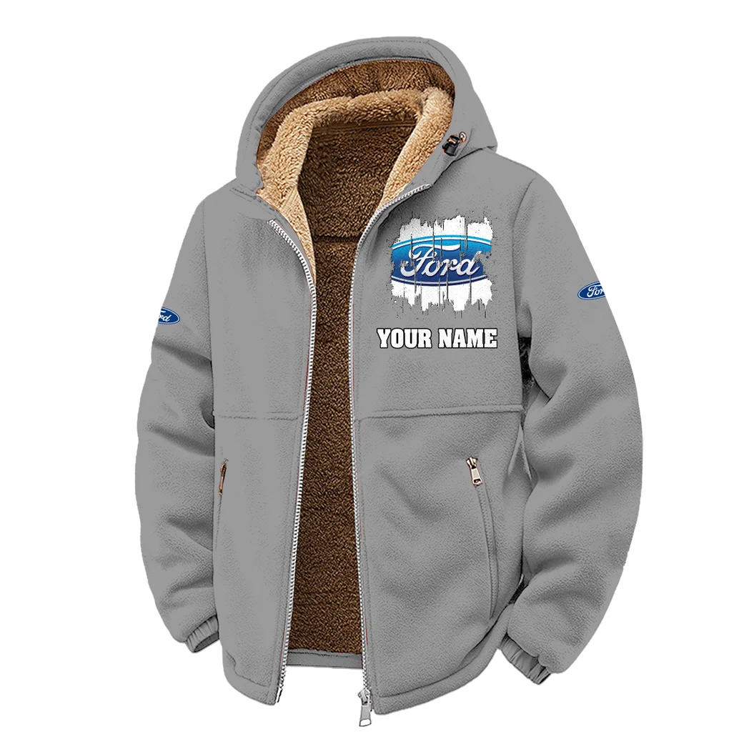 Pickup Legend Winter Fleece Jacket, Heavyweight Plush Fleece HVN1451FO - Grey - Image 2