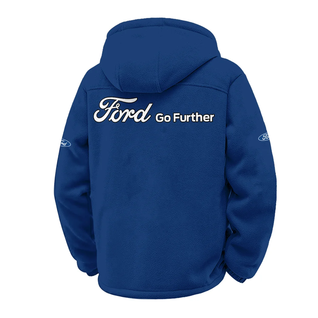 Pickup Legend Winter Fleece Jacket, Heavyweight Plush Fleece HVN1451FO - Navy - Image 3