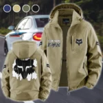 Off-Road Apparel Fleece Windbreaker Jacket, Brushed Fleece Wind-Resist Layer HVN1451FR - Khaki