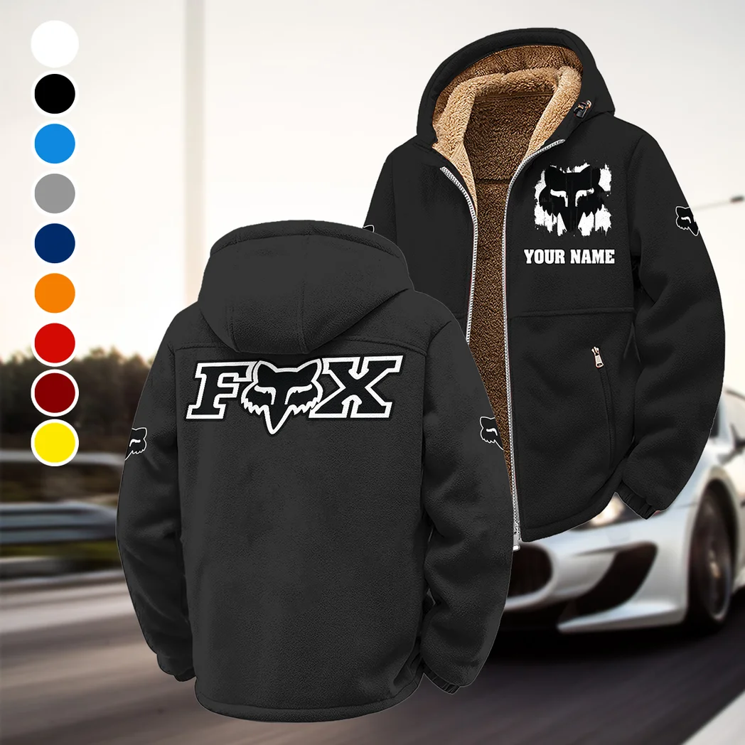 Off-Road Apparel Winter Fleece Jacket, Brushed Interior Winter Fleece HVN1451FR - Black
