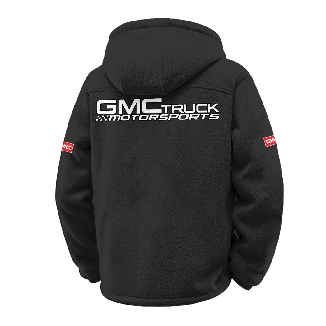 Cargo Vehicle Winter Fleece Jacket, Anti-Pill Thermal Fleece HVN1451GM - Black - Image 3