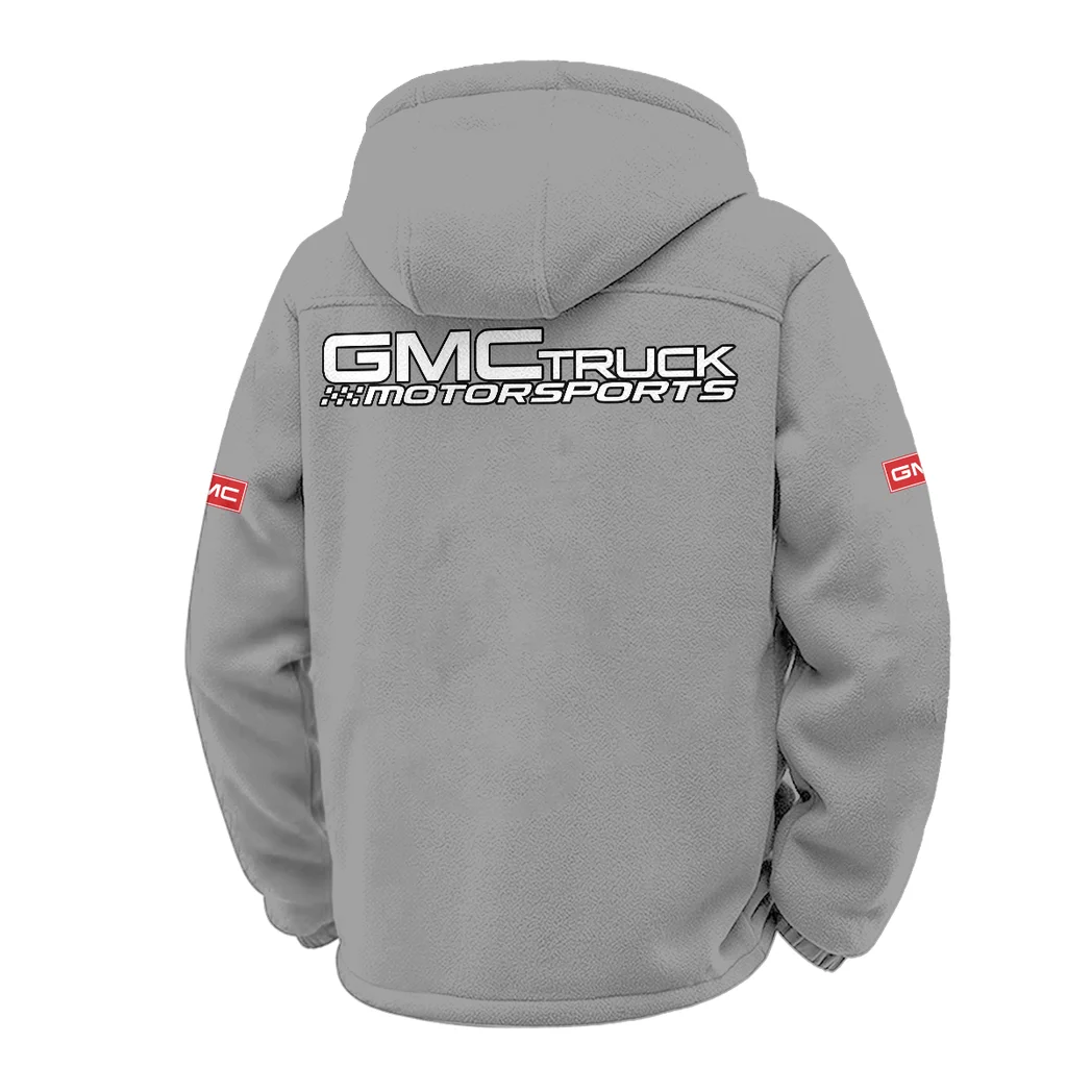 Cargo Vehicle Winter Fleece Jacket, Anti-Pill Thermal Fleece HVN1451GM - Grey - Image 3