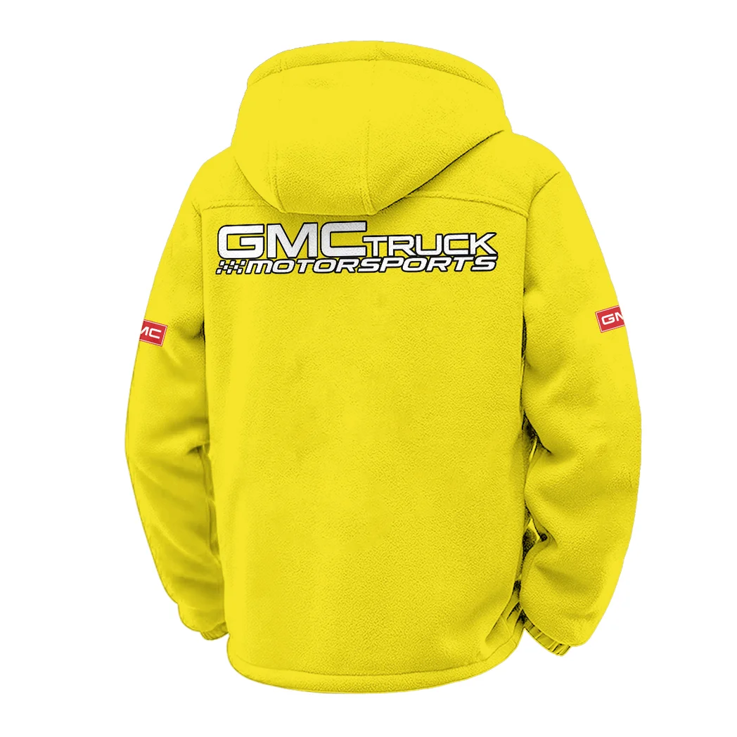 Cargo Vehicle Winter Fleece Jacket, Anti-Pill Thermal Fleece HVN1451GM - Yellow - Image 3