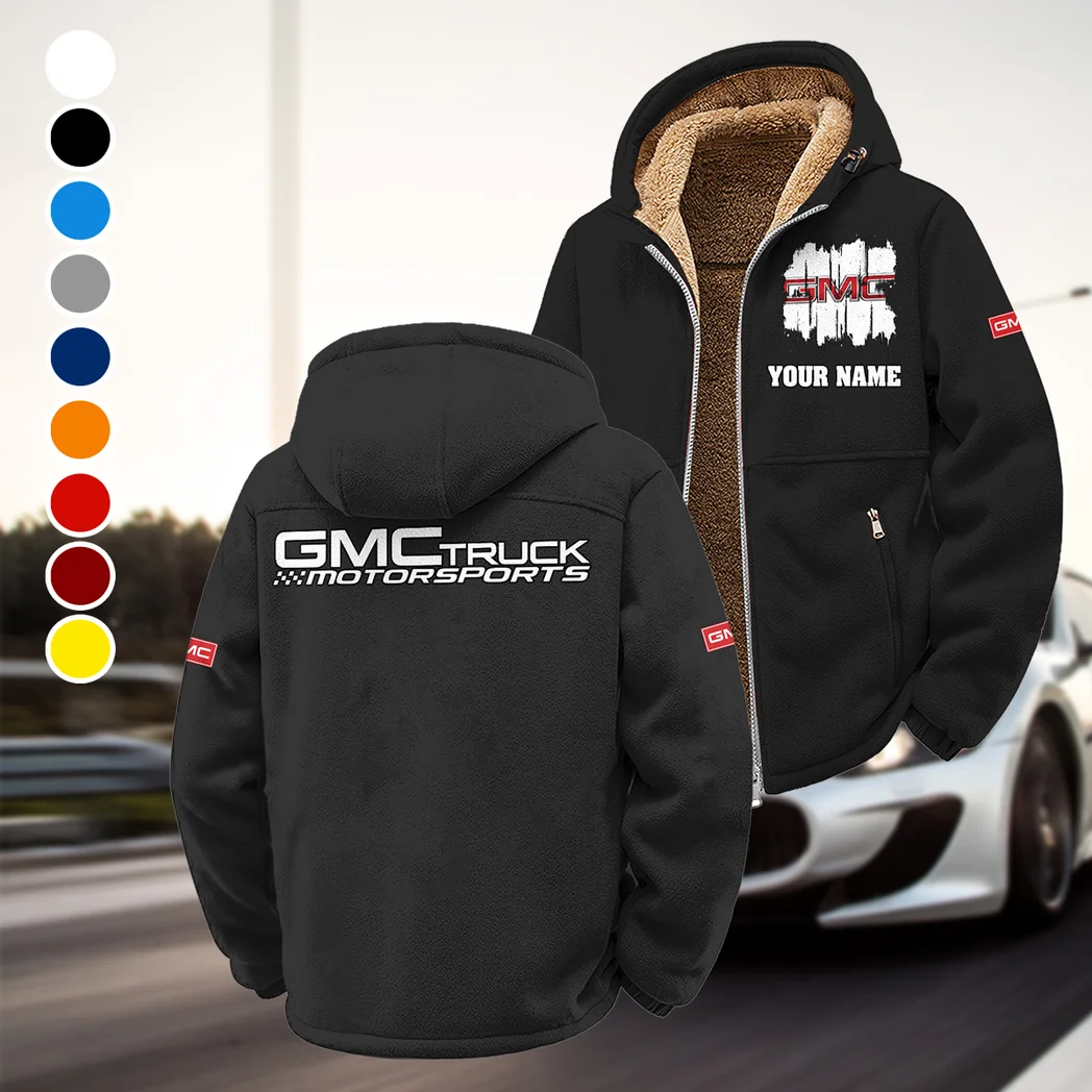 Cargo Vehicle Winter Fleece Jacket, Anti-Pill Thermal Fleece HVN1451GM - Black