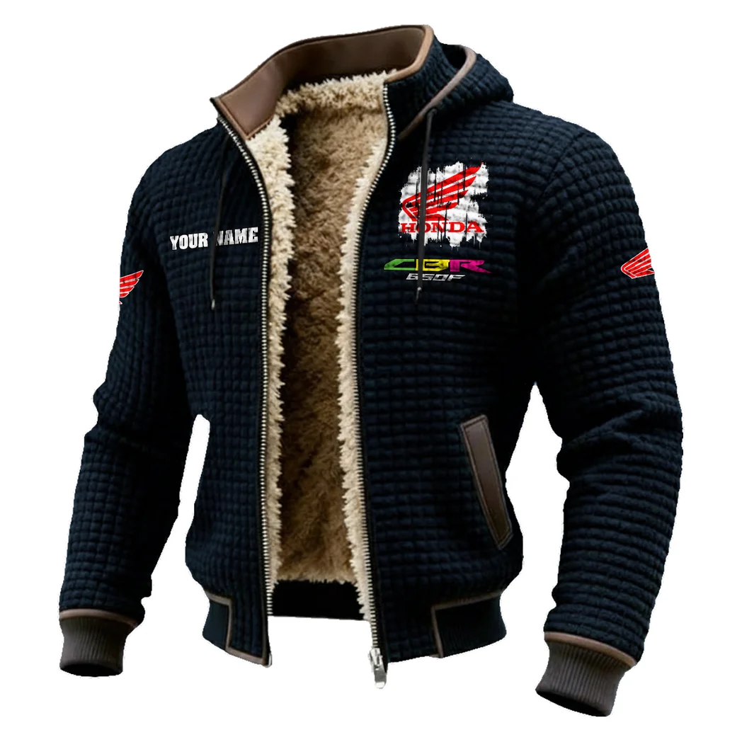 Engine Spirit Fleece-Lined Hooded Jacket, Luxe Cloud-Fleece Hooded Shell HVN1451HC - Black - Image 2