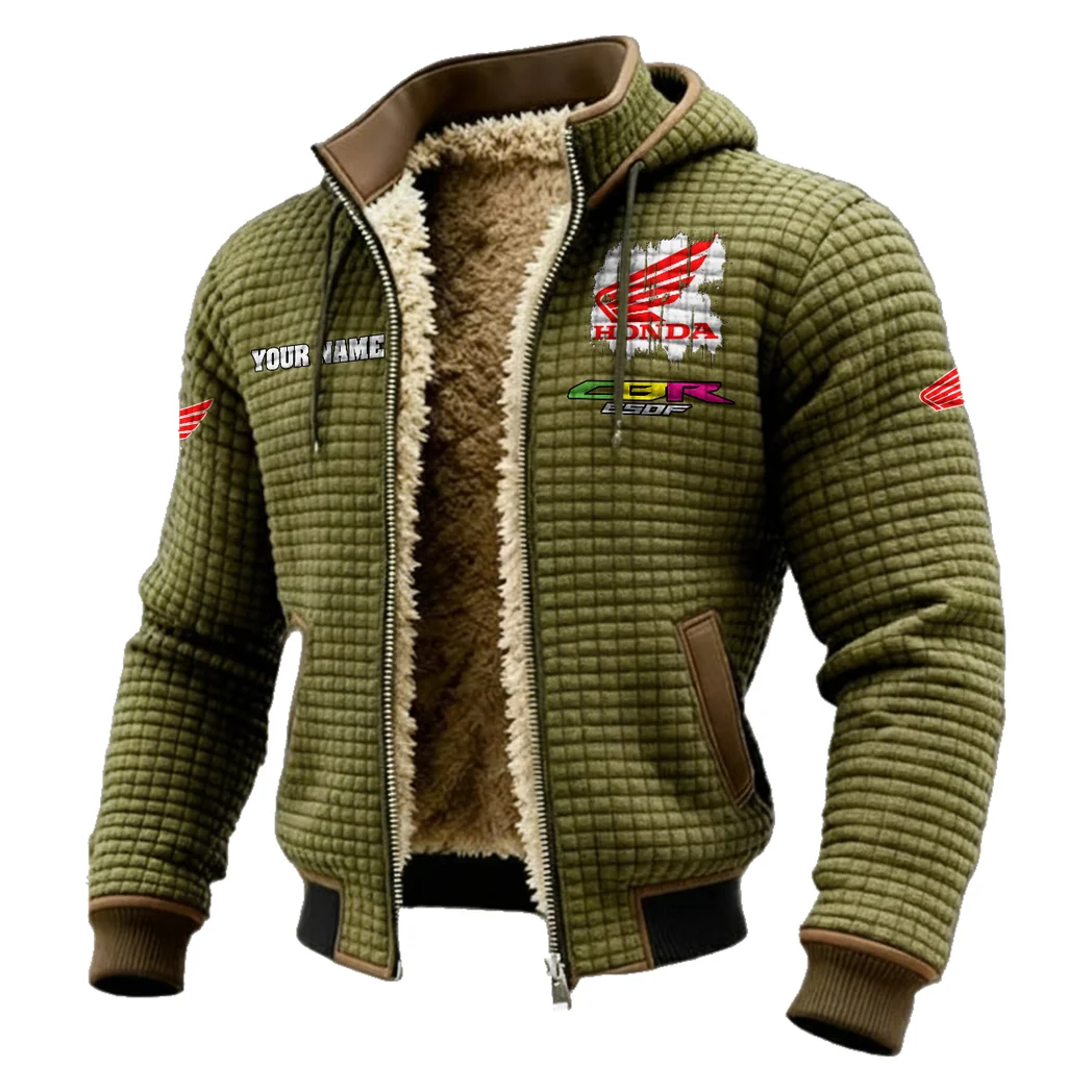 Engine Spirit Fleece-Lined Hooded Jacket, Luxe Cloud-Fleece Hooded Shell HVN1451HC - Green - Image 2