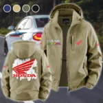 Engine Spirit Fleece Windbreaker Jacket, Midweight Thermal Windbreaker HVN1451HC - Khaki