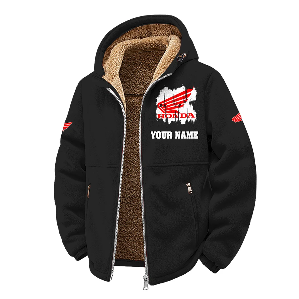 Engine Spirit Winter Fleece Jacket, High-Density Comfort Fleece HVN1451HC - Black - Image 2