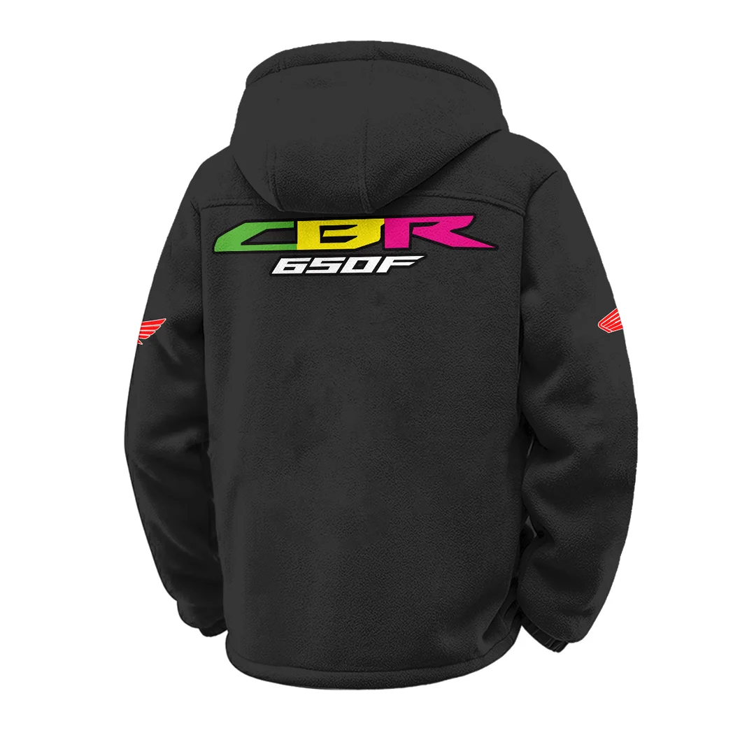 Engine Spirit Winter Fleece Jacket, High-Density Comfort Fleece HVN1451HC - Black - Image 3