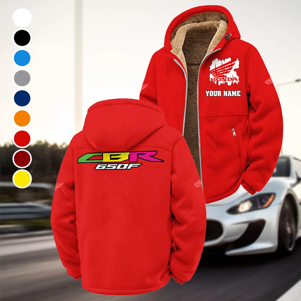 Engine Spirit Winter Fleece Jacket, High-Density Comfort Fleece HVN1451HC - Red