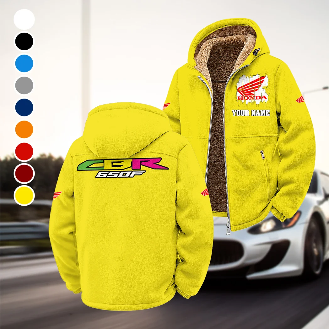 Engine Spirit Winter Fleece Jacket, High-Density Comfort Fleece HVN1451HC - Yellow