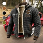 Cruiser Legend Fleece-Lined Hooded Jacket, High-Density Comfort Fleece HVN1451HD - Grey