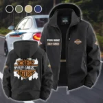 Cruiser Legend Fleece Windbreaker Jacket, Premium Bonded Fleece HVN1451HD - Black