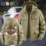 Cruiser Legend Fleece Windbreaker Jacket, Premium Bonded Fleece HVN1451HD - Khaki