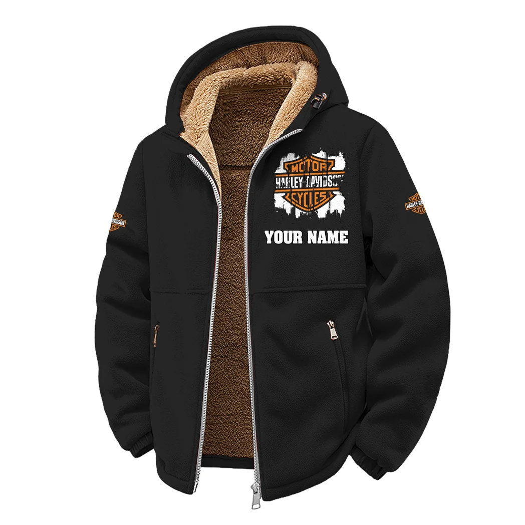 Cruiser Legend Winter Fleece Jacket, Warm Core Loft Fleece HVN1451HD - Black - Image 2