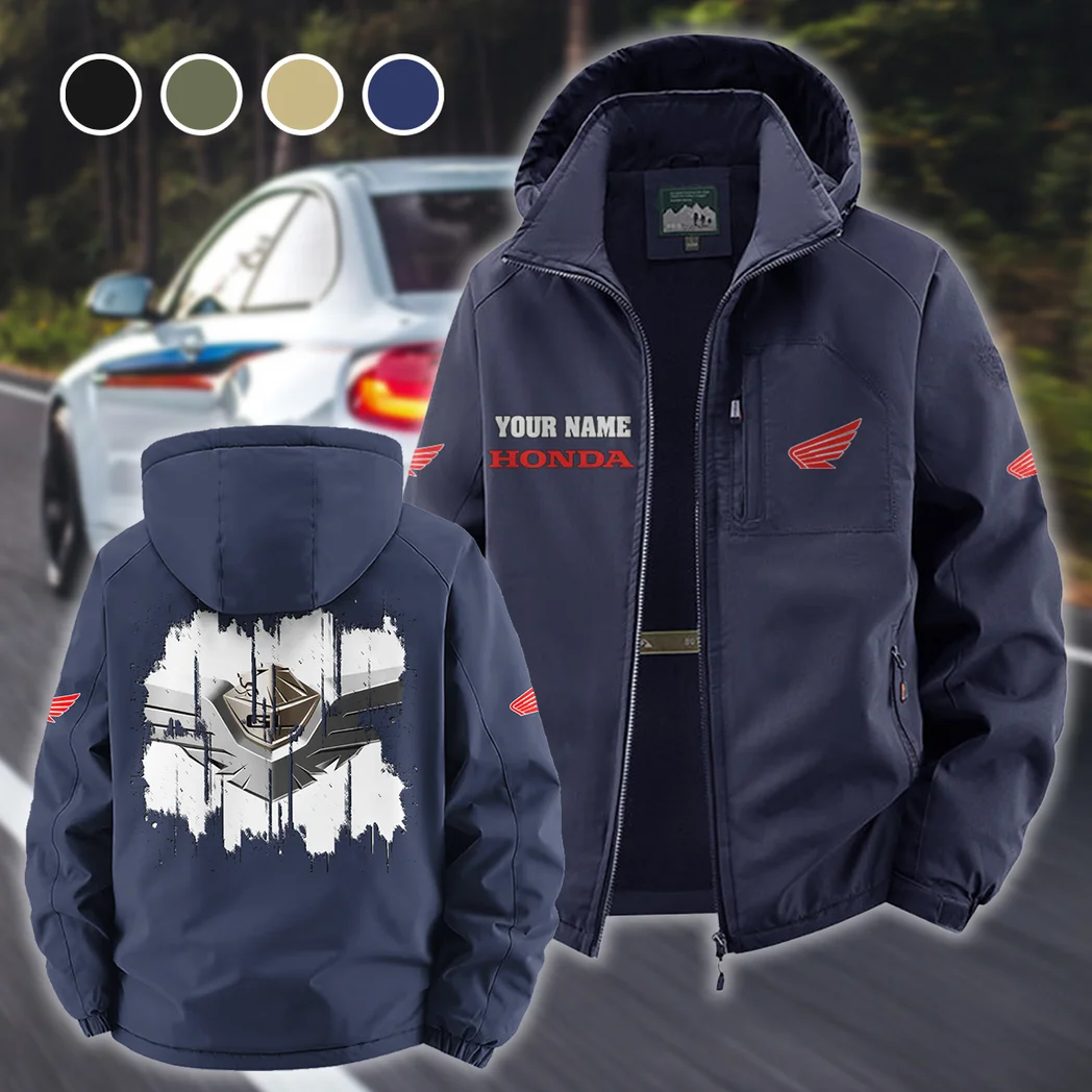 Endurance Road Bike Fleece Windbreaker Jacket, Ultra-Soft Wind-Stop Fabric HVN1451HG - Navy
