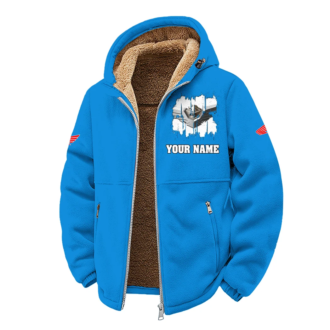 Endurance Road Bike Winter Fleece Jacket, Breathable Winter Comfort HVN1451HG - Cyan - Image 2
