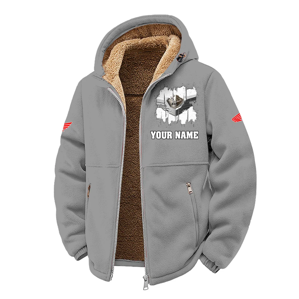 Endurance Road Bike Winter Fleece Jacket, Breathable Winter Comfort HVN1451HG - Grey - Image 2