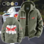Dual-Sport Motorcycle Fleece Windbreaker Jacket, High-Density Windproof Fleece HVN1451HM - Green