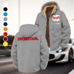 Dual-Sport Motorcycle Winter Fleece Jacket, Premium Fleece Barrier HVN1451HM - Grey