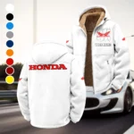 Dual-Sport Motorcycle Winter Fleece Jacket, Premium Fleece Barrier HVN1451HM - White