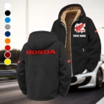 Road Bike Winter Fleece Jacket, Sherpa Lined Winter Fleece HVN1451HM - Black