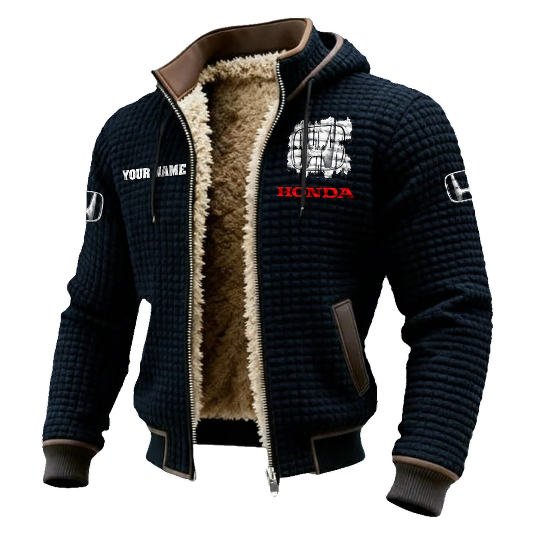 Hatchback Fleece-Lined Hooded Jacket, Warmth-Lock Fleece-Lined Zip HVN1451HO - Black - Image 2