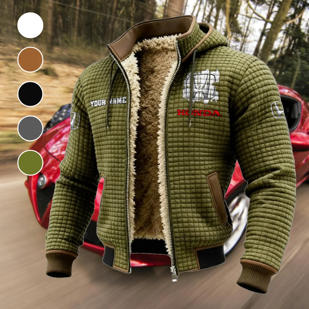 Hatchback Fleece-Lined Hooded Jacket, Warmth-Lock Fleece-Lined Zip HVN1451HO - Green