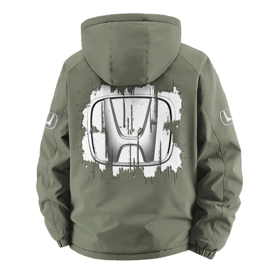Hatchback Fleece Windbreaker Jacket, Cross-Training Wind Shell HVN1451HO - Green - Image 4