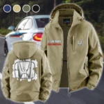 Hatchback Fleece Windbreaker Jacket, Cross-Training Wind Shell HVN1451HO - Khaki