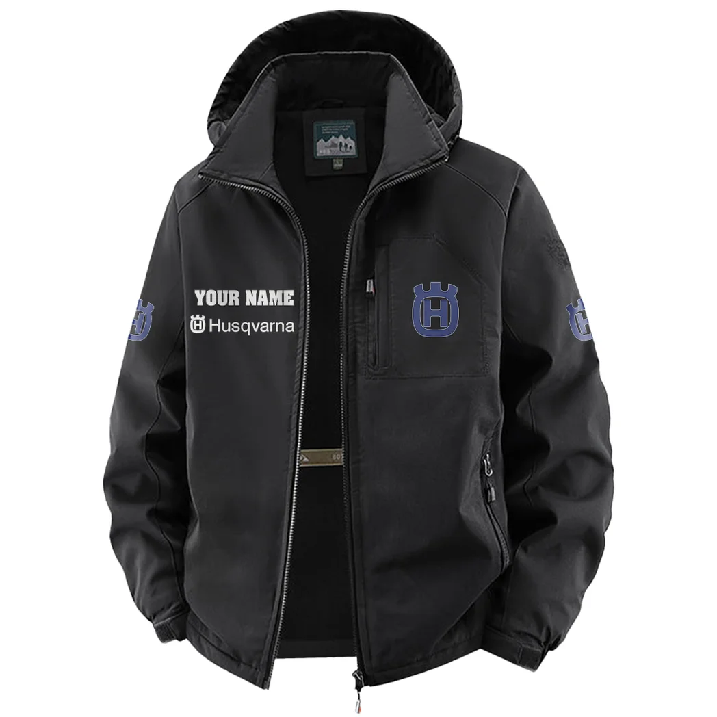 Enduro Rider Fleece Windbreaker Jacket, Outdoor Activity Defense HVN1451HU - Black - Image 2