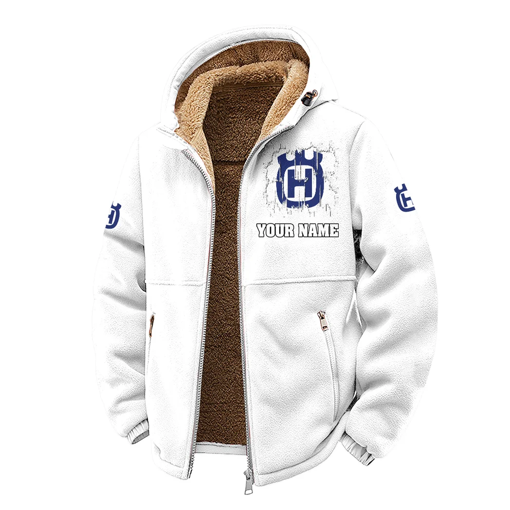 Enduro Rider Winter Fleece Jacket, Arctic Expedition Fleece HVN1451HU - White - Image 2