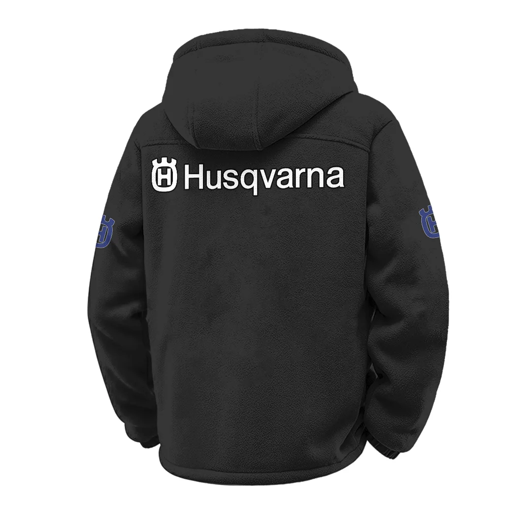 Enduro Rider Winter Fleece Jacket, Arctic Expedition Fleece HVN1451HU - Black - Image 3