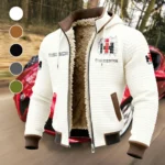 Farm Work Machine Fleece-Lined Hooded Jacket, Endurance Sport Thermal Hoody HVN1451IH - White
