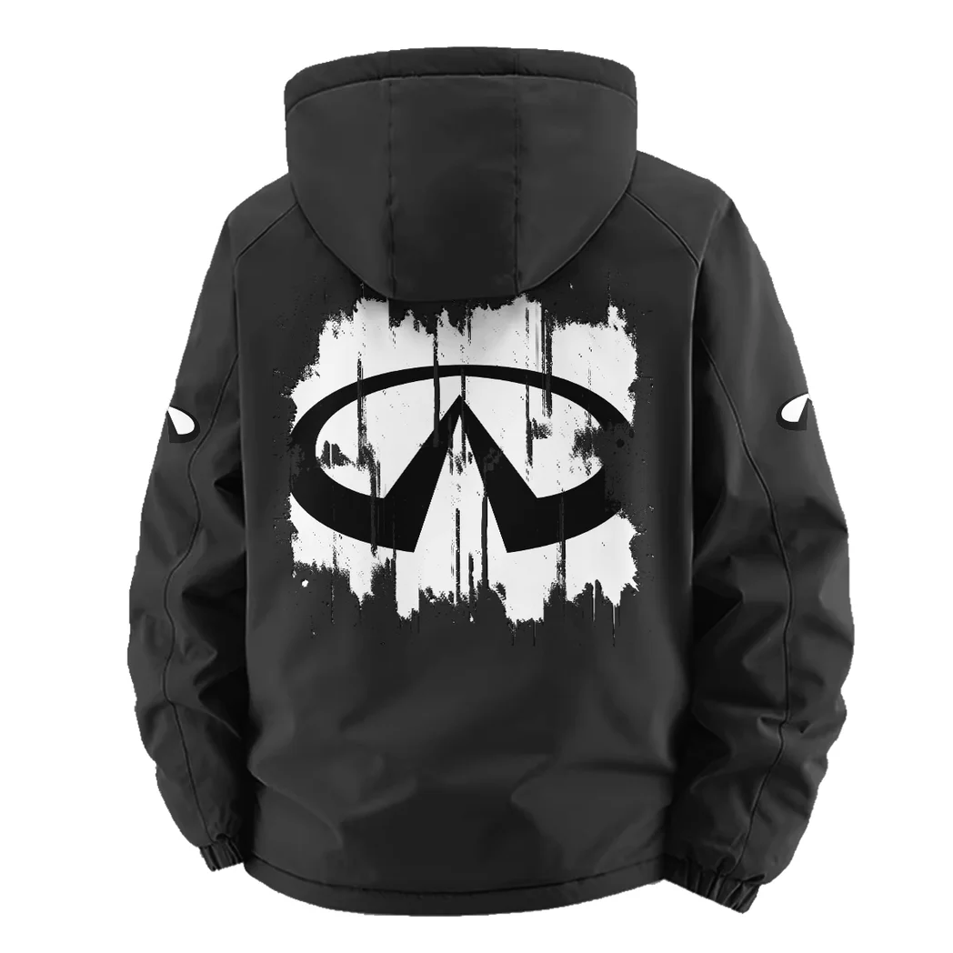 Premium Road Vehicle Fleece Windbreaker Jacket, All-Weather Fleece Shield HVN1451IN - Black - Image 4