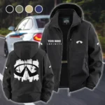 Premium Road Vehicle Fleece Windbreaker Jacket, All-Weather Fleece Shield HVN1451IN - Black