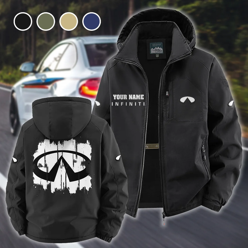 Premium Road Vehicle Fleece Windbreaker Jacket, All-Weather Fleece Shield HVN1451IN - Black