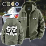 Premium Road Vehicle Fleece Windbreaker Jacket, All-Weather Fleece Shield HVN1451IN - Green