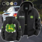 Rural Work Vehicle Fleece Windbreaker Jacket, Core-Warmth Windbreaker HVN1451JD - Black