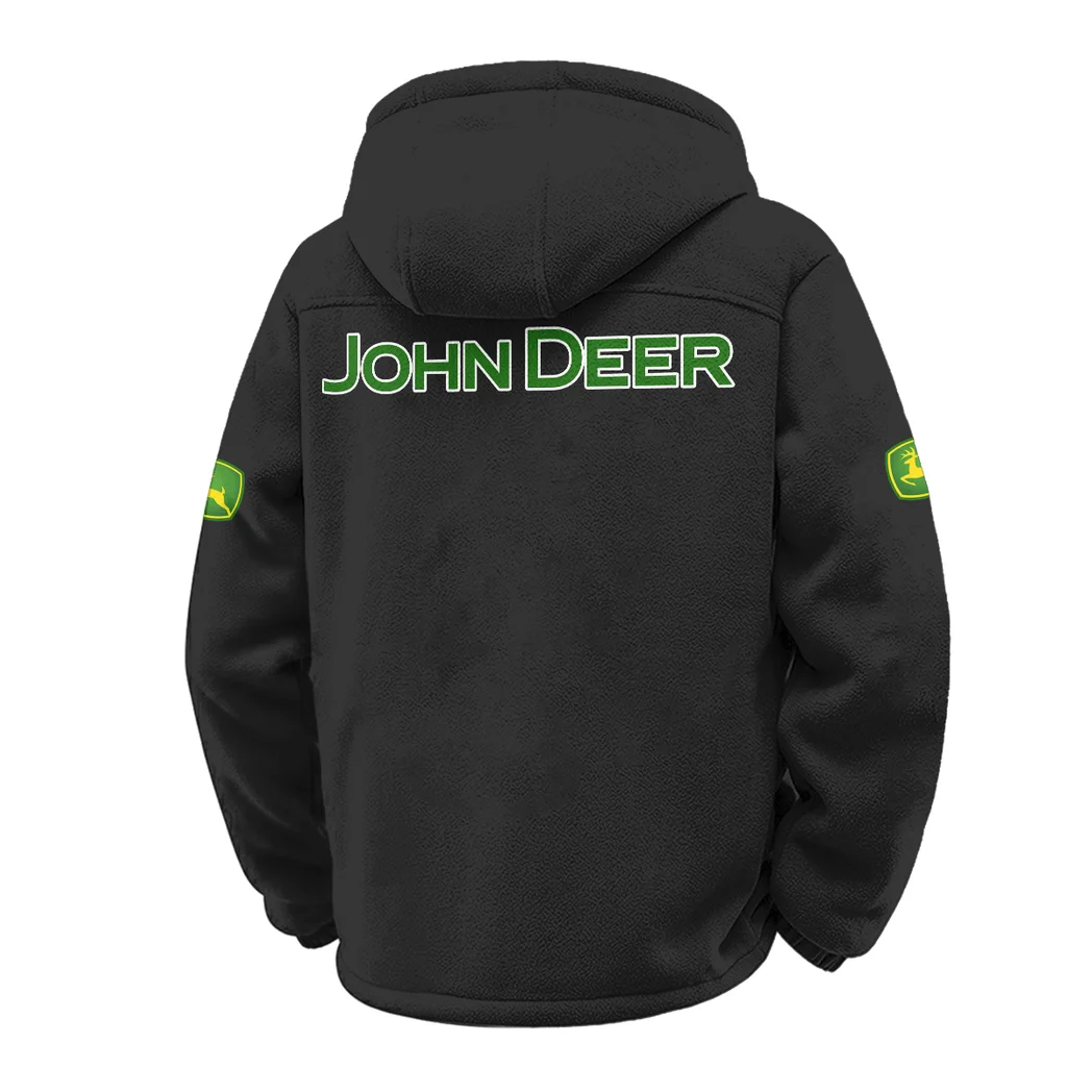 Rural Work Vehicle Winter Fleece Jacket, Deep Winter Comfort Fleece HVN1451JD - Black - Image 3