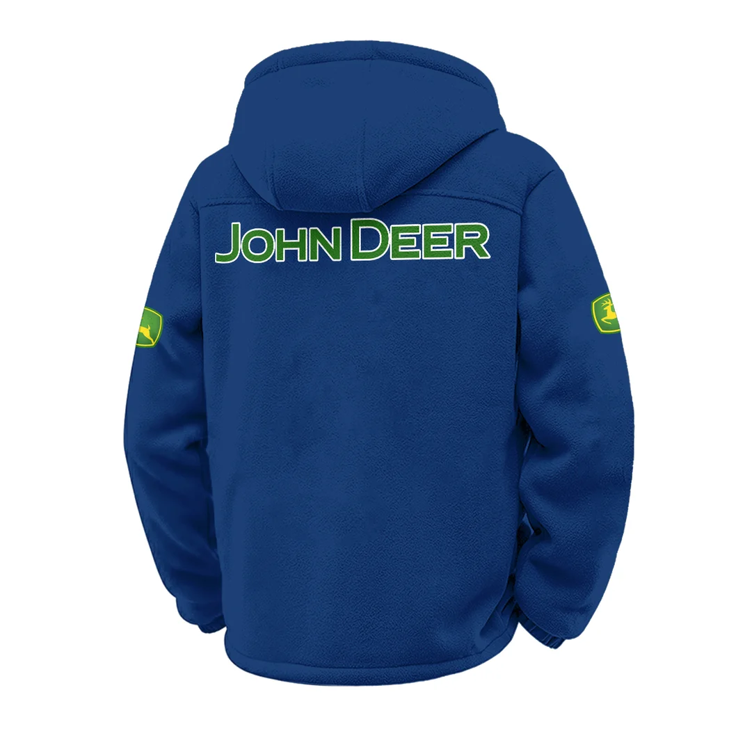 Rural Work Vehicle Winter Fleece Jacket, Deep Winter Comfort Fleece HVN1451JD - Navy - Image 3