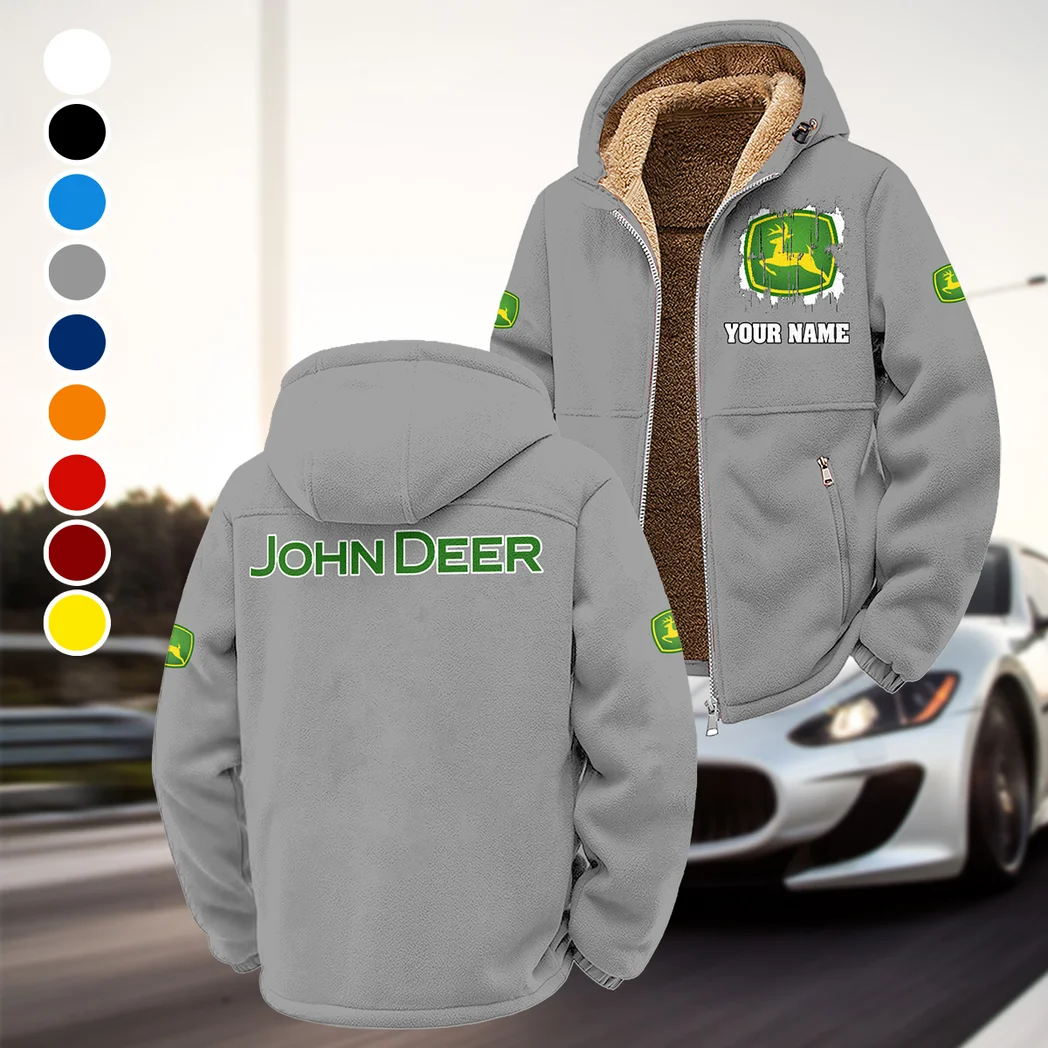 Rural Work Vehicle Winter Fleece Jacket, Deep Winter Comfort Fleece HVN1451JD - Grey