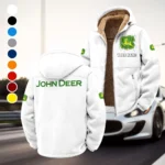 Rural Work Vehicle Winter Fleece Jacket, Deep Winter Comfort Fleece HVN1451JD - White