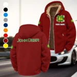 Rural Work Vehicle Winter Fleece Jacket, Deep Winter Comfort Fleece HVN1451JD - Wine