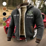 All-Terrain Utility Ride Fleece-Lined Hooded Jacket, Endurance Sport Thermal Hoody HVN1451JE - Grey